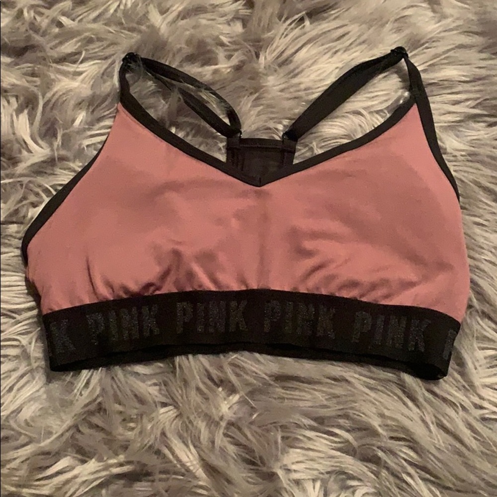 Pink Sports Bra